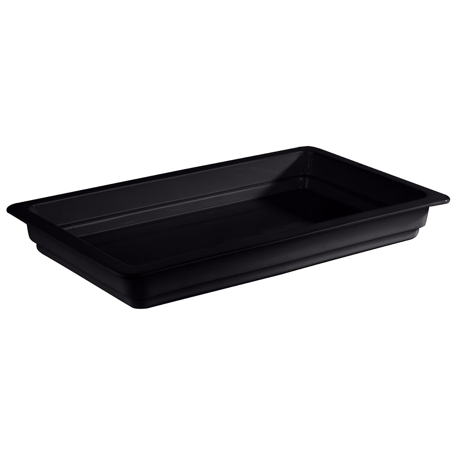 GN 1/1 container fekete 53 x 32,5 cm, m: 6 cm