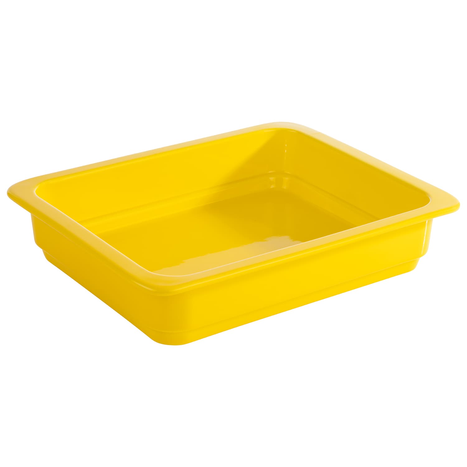 GN 1/2 container sárga 32,5 x 26,5 cm, m: 6 cm