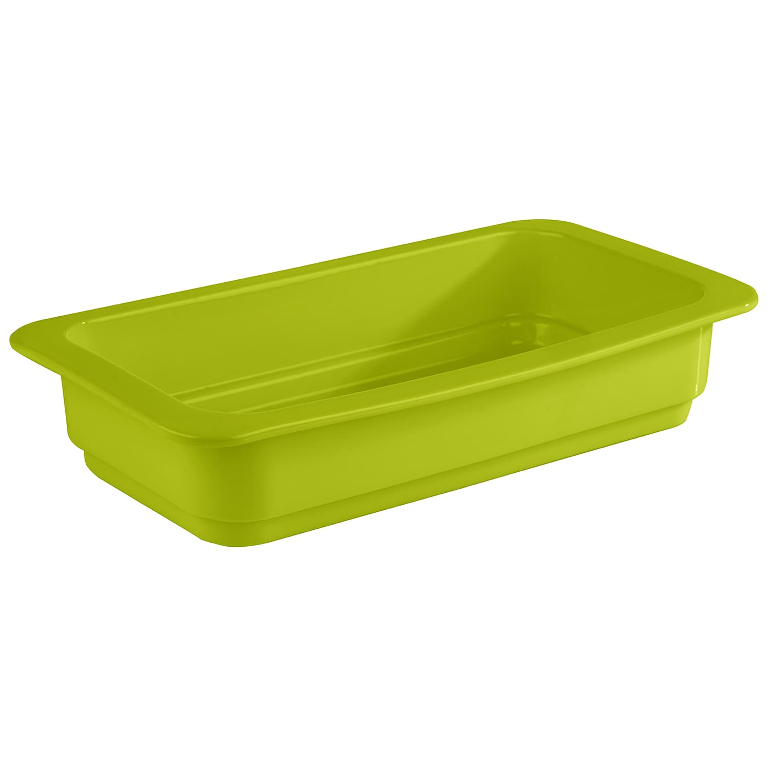 GN 1/3 container zöld 32,5 x 17,6 cm, m: 6 cm