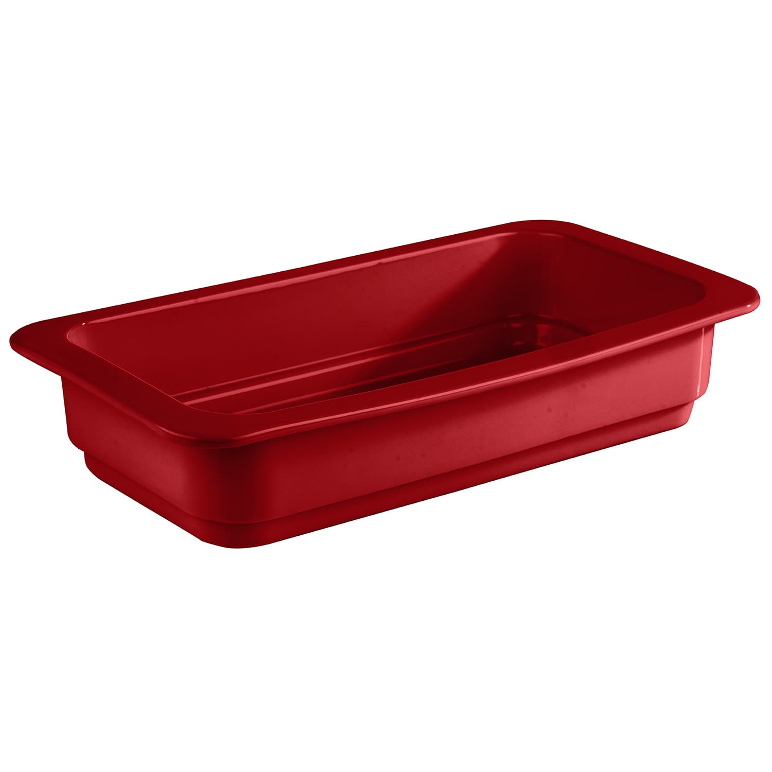 GN 1/3 container piros 32,5 x 17,6 cm, m: 6 cm