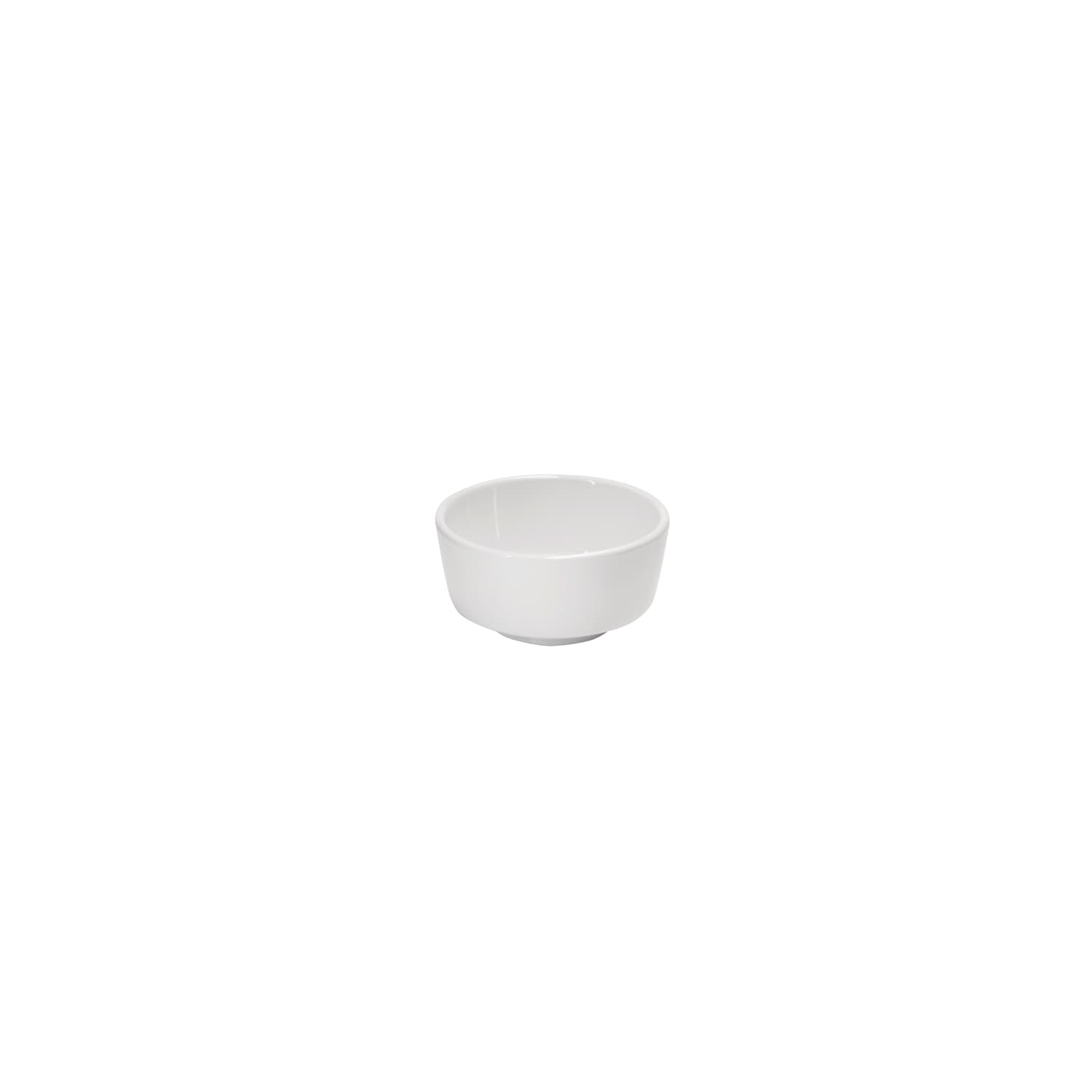 Float tál, kerek fehér átm. 9 cm, m: 4,5 cm