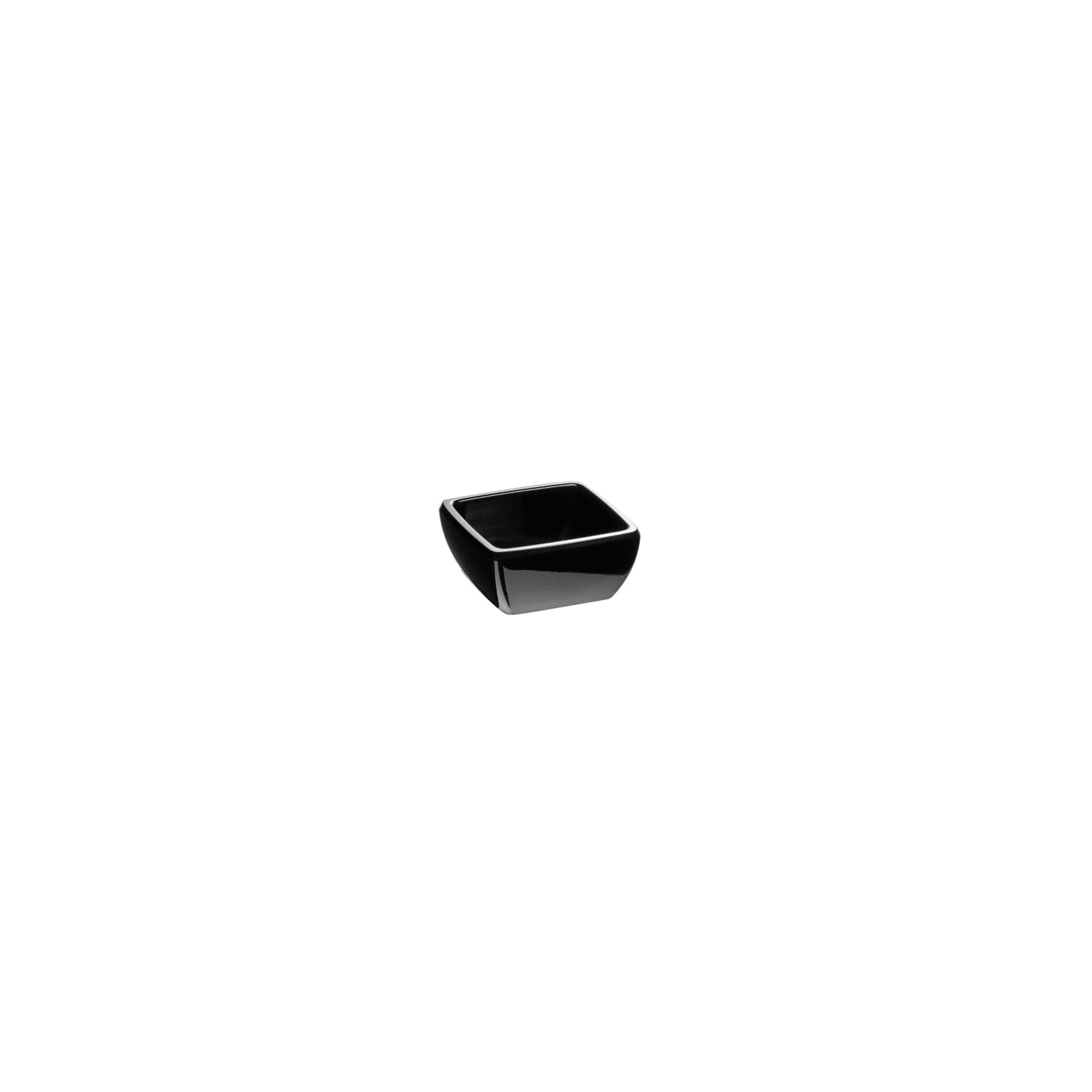 Pure tál fekete 6,5 x 6,5 cm, m: 3 cm