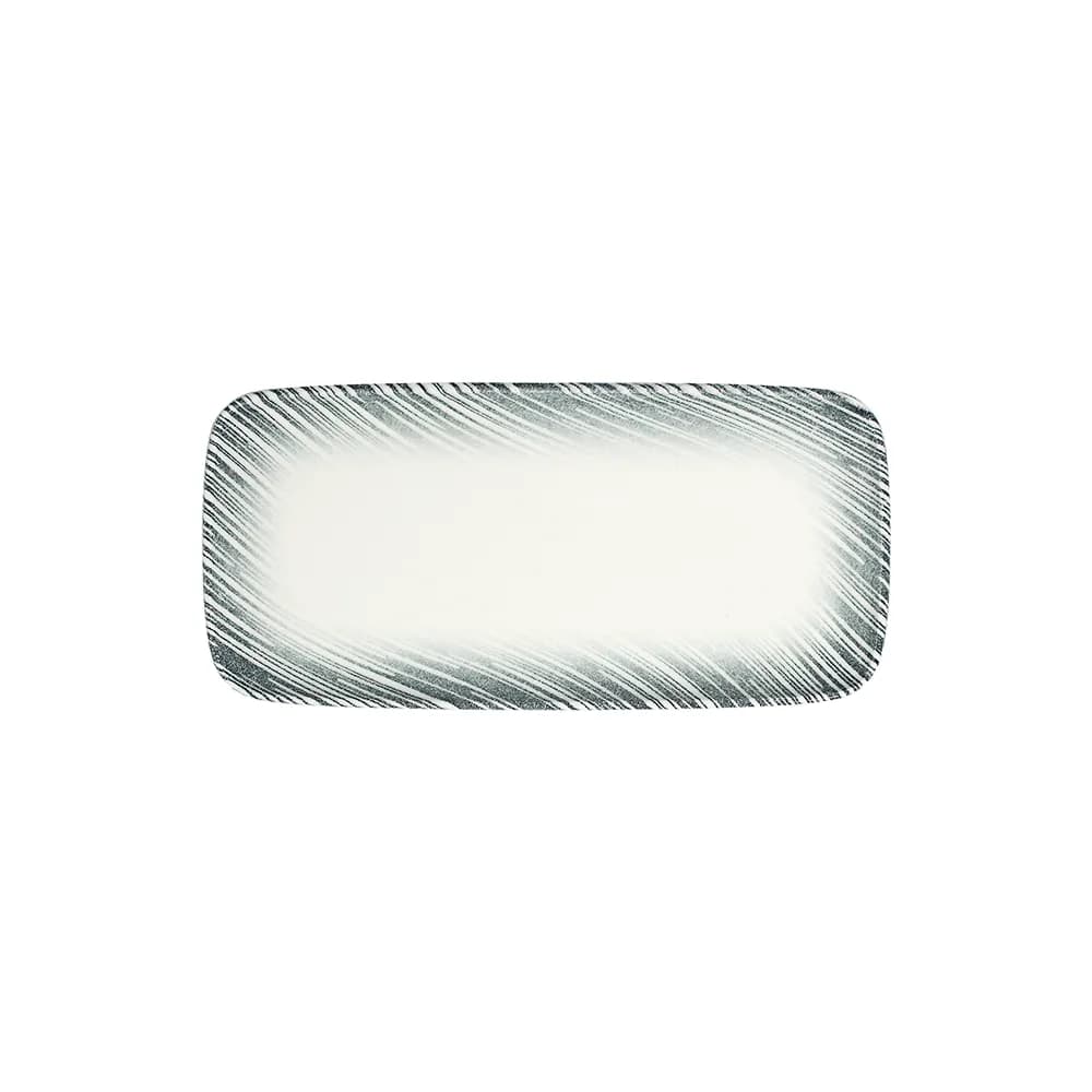 Thin Grey Quadro szögletes tányér 34 x 16 cm