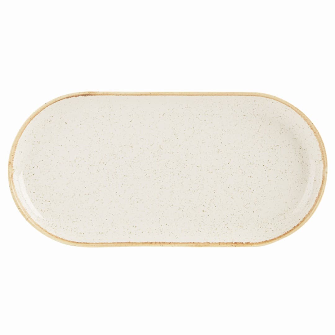 Oatmeal keskeny ovális tányér, 30 cm