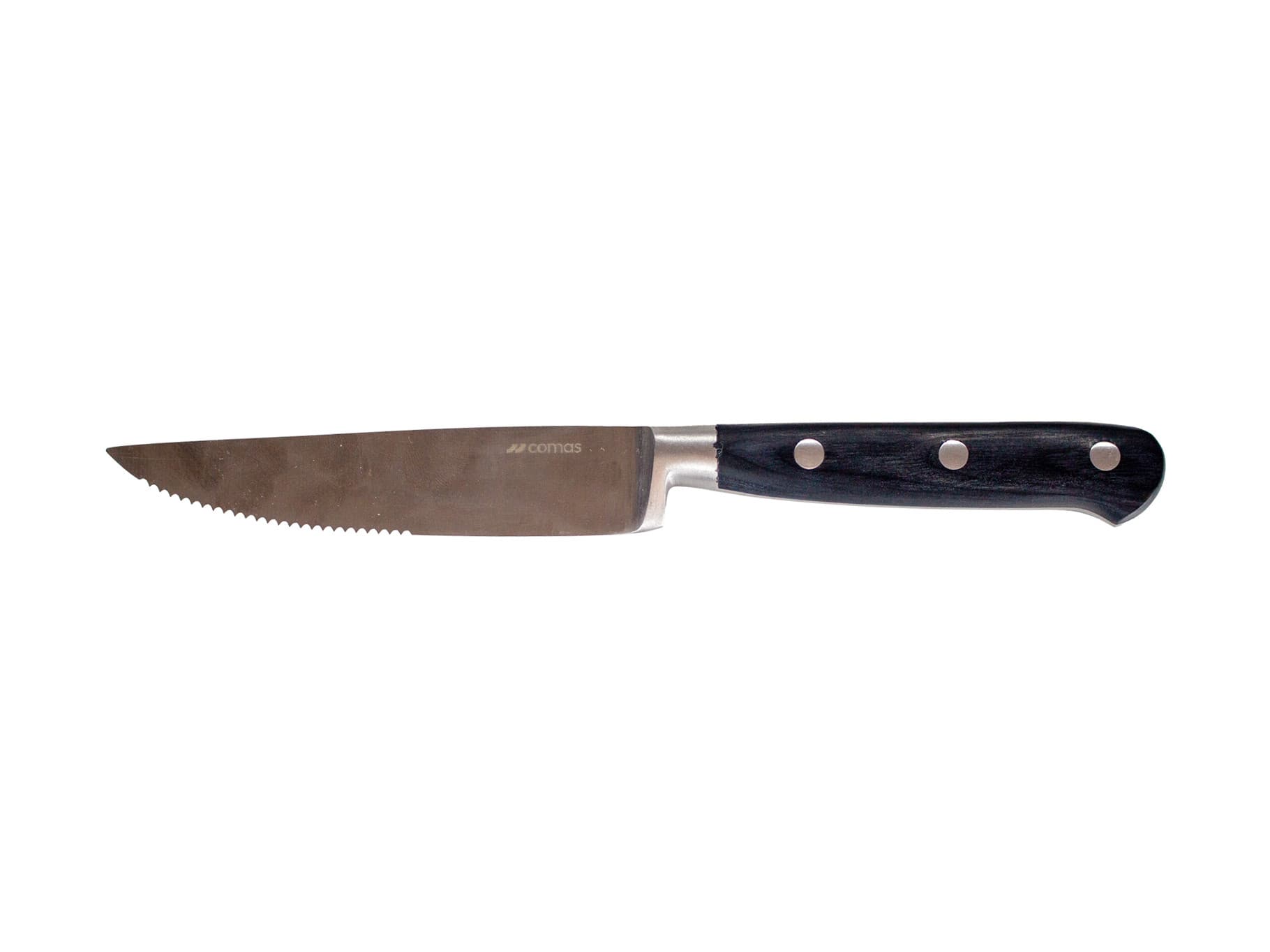 Steakkés pakka fekete 25,8 cm