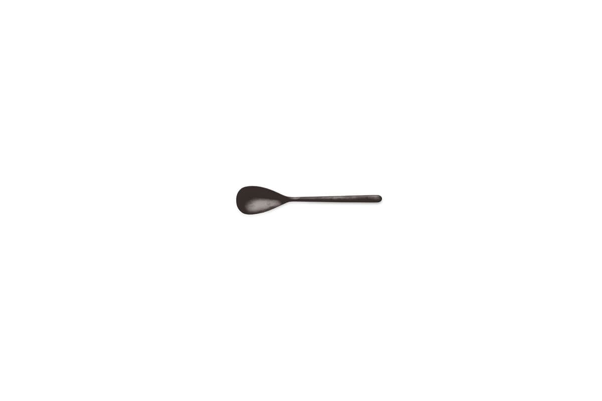 Canada vintage fekete kávés/moka lepel 11,5 cm