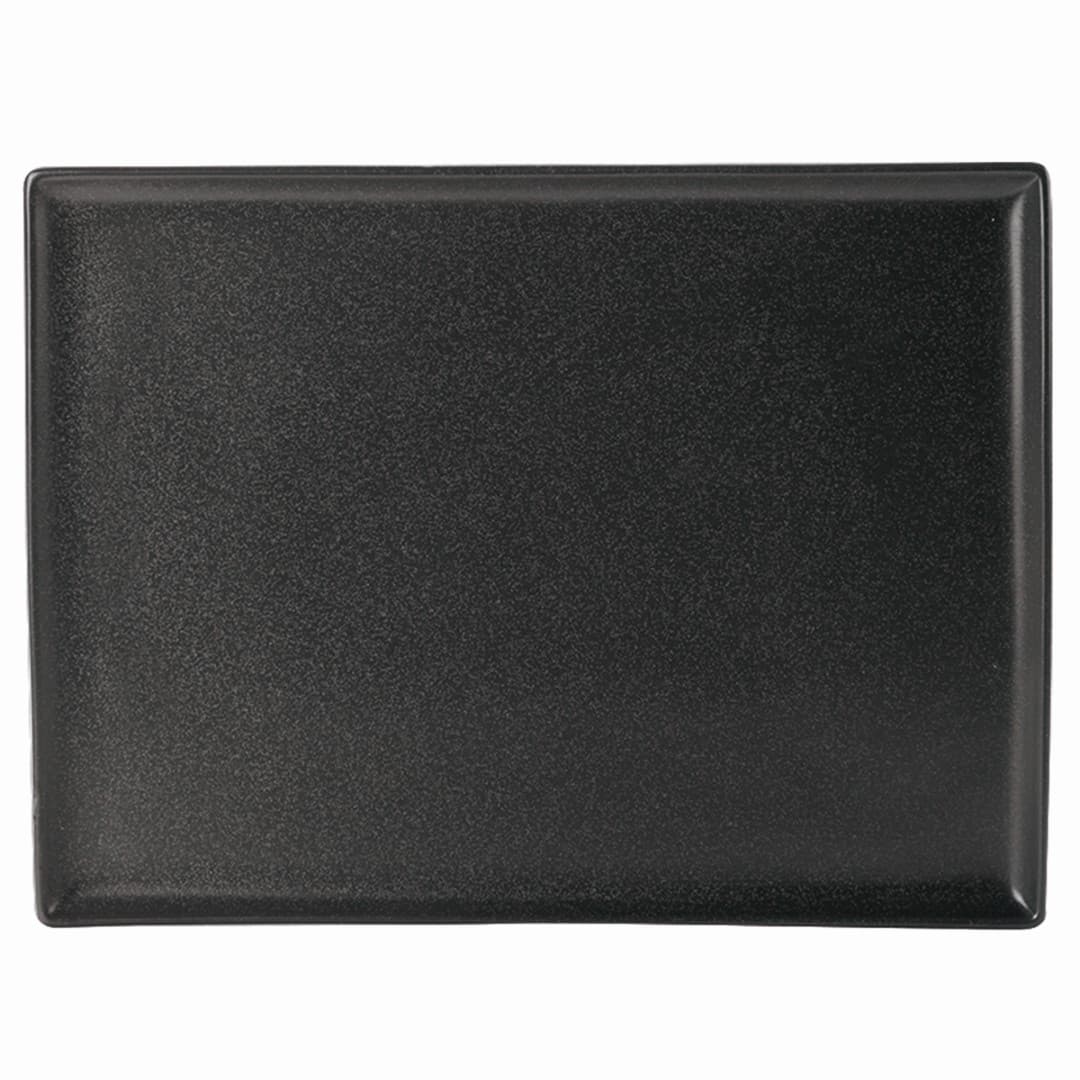 Graphite lapos szögletes tálalótál, 35 x 26 cm