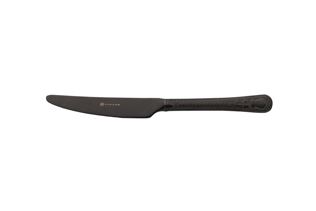Dessertknife 18/10 klasszikus fekete 20,7 cm