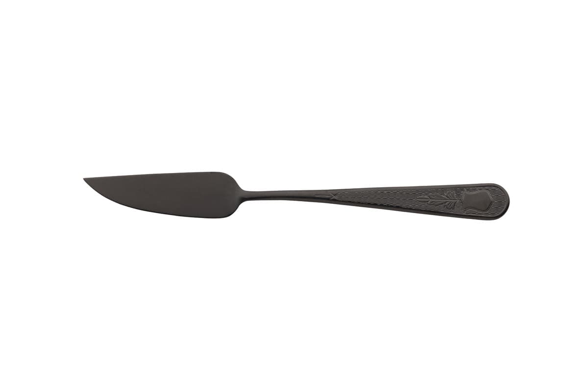 Fishknife 18/10 klasszikus fekete 21,0 cm