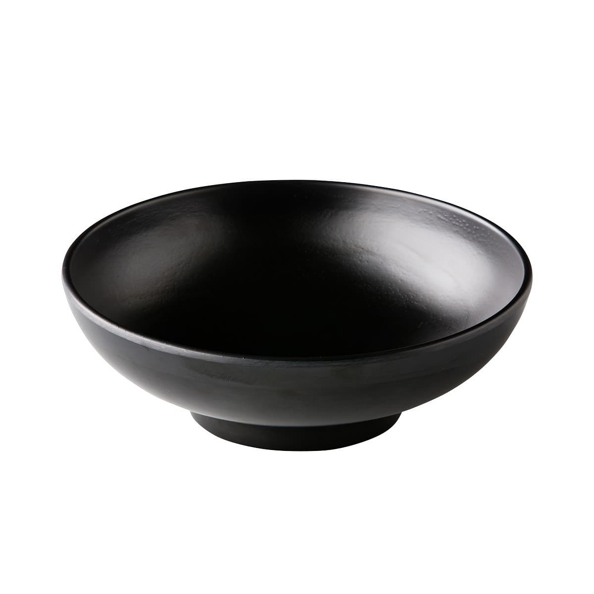 Kerek noodle tál Zen fekete 22,5 cm