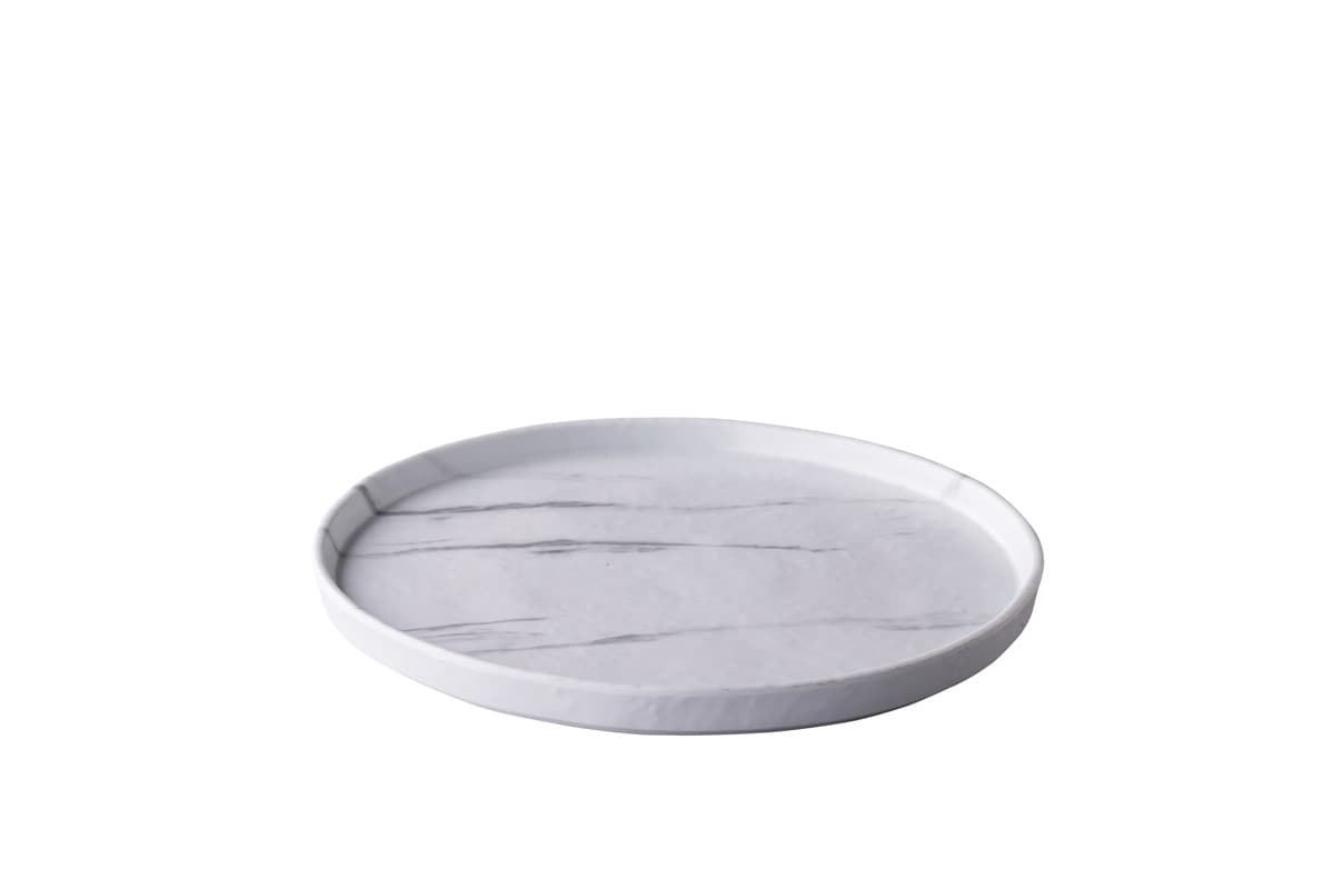 Tányér rakásolható márvány 27,3 cm