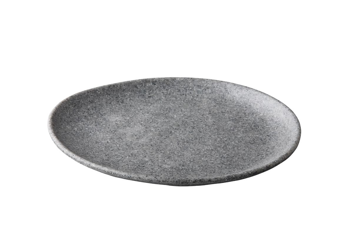 Pebble szürke organikus tányér 26,5 cm
