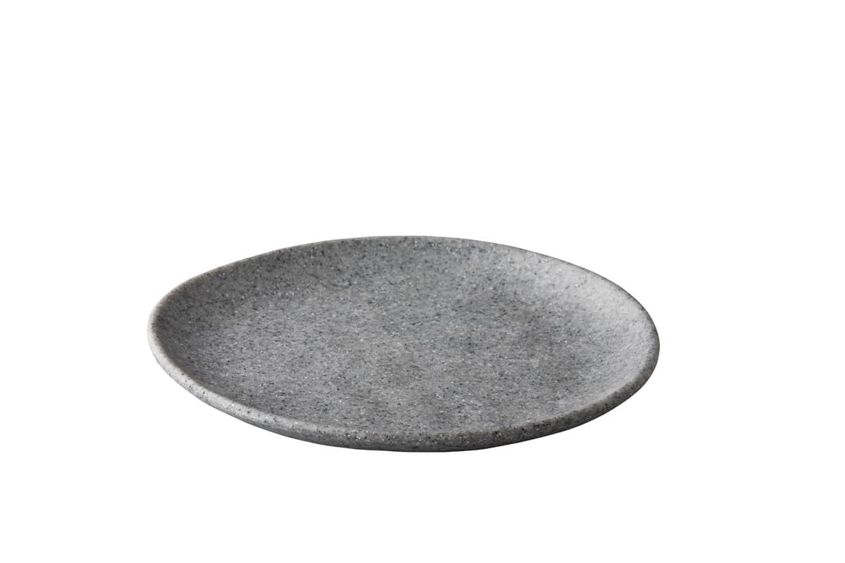 Pebble szürke organikus tányér 23 cm