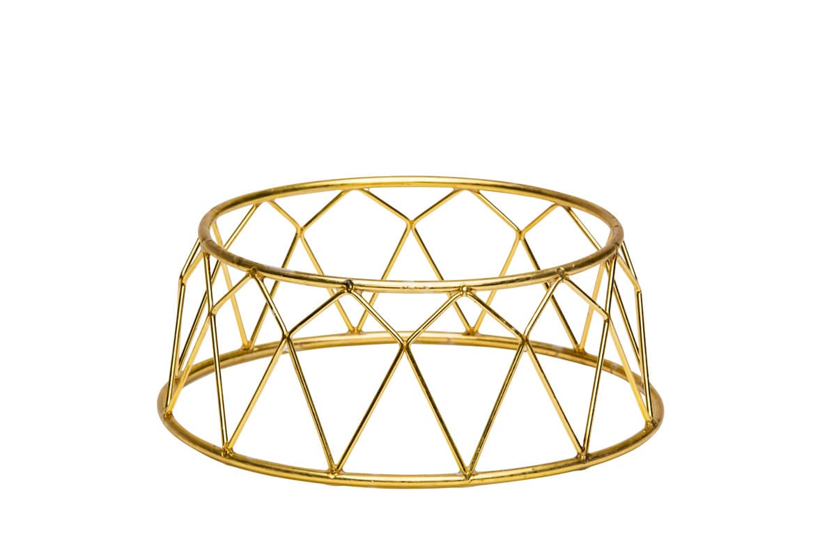 Büfé emelvény crown arany 25X21X10