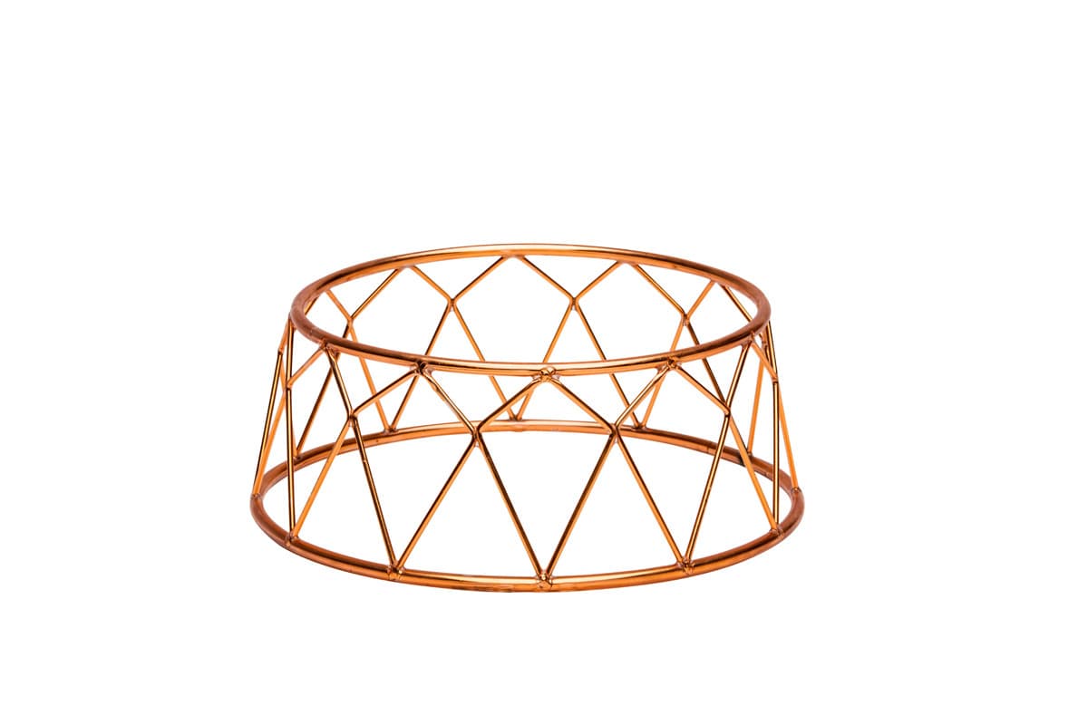 Büfé emelvény crown bronz 25X21X10