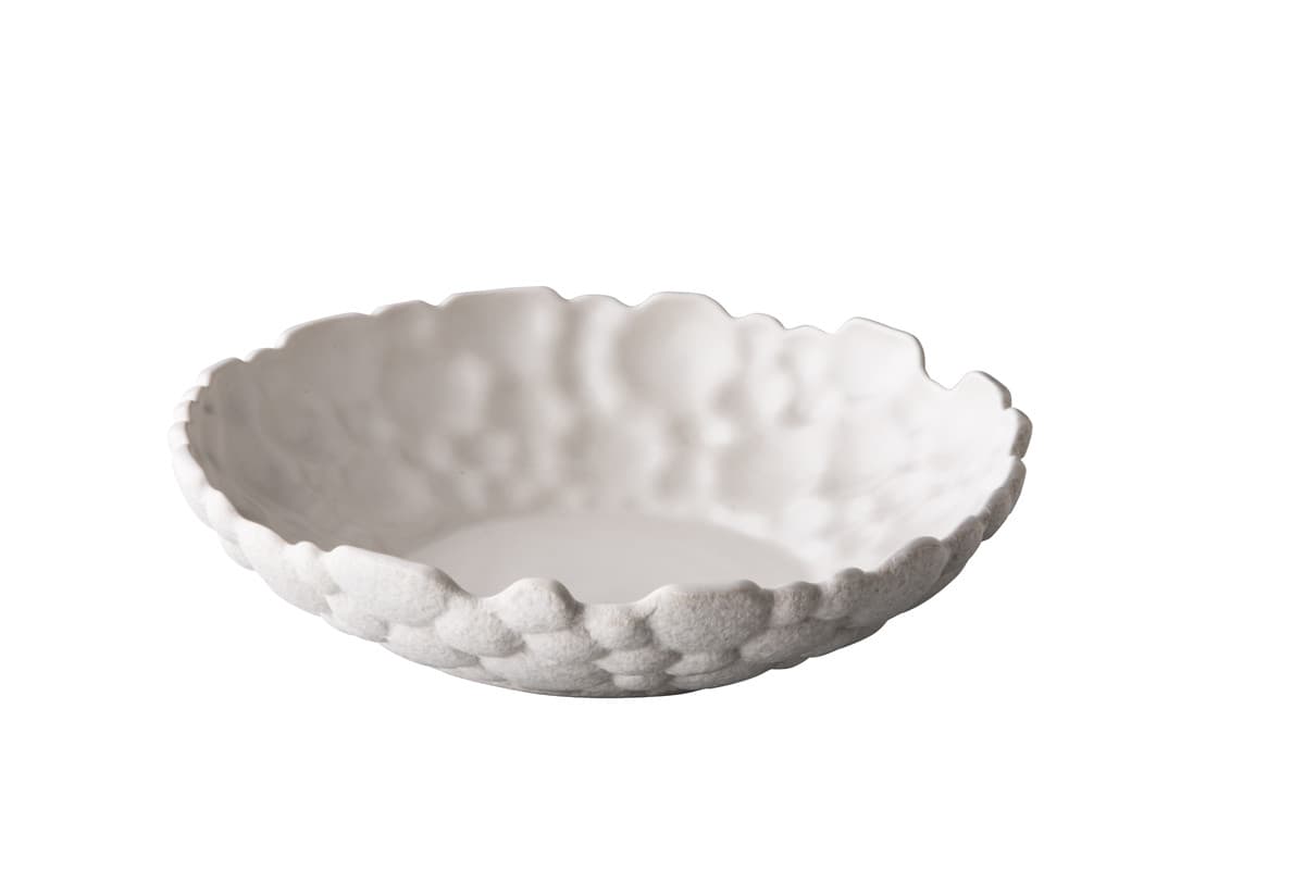 Studio Raw Bubble White coupe tál fehér 24 x 5,5 cm