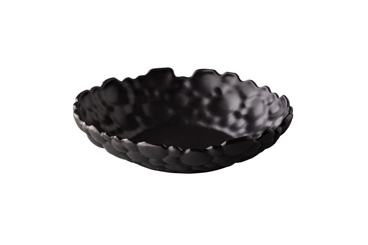 Studio Raw Bubble Black coupe tál fekete 24 x 5,5 cm