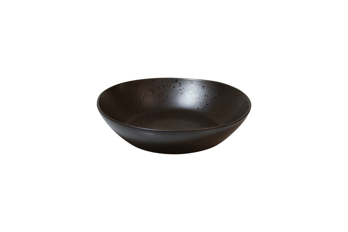 Black Speckle mélytányér, 22 cm