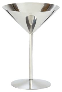 Rozsdamentes acél martinis pohár magas 220 ml