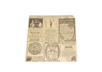 Zsírálló papír bag "Newspaper barna" 500 db