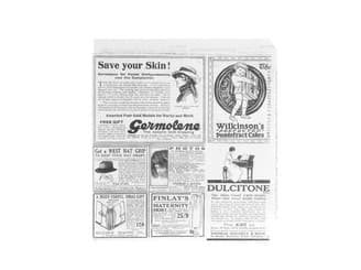 Greasepr.papír bag"Newspaper fehér"18x17cm 500csomag