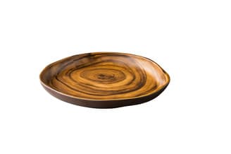 African fa kerek tányér 30x30x4 cm