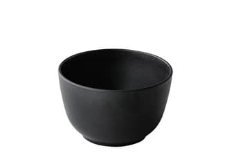 Tál kerek fekete 11,3 magas 7 cm
