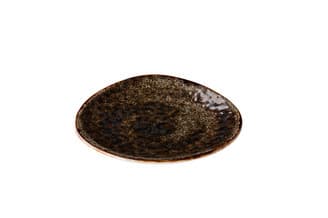 Jersey tányér háromszög barna 17 cm